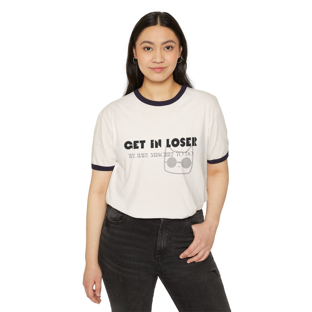 Get in Loser Cassette Ringer Tee