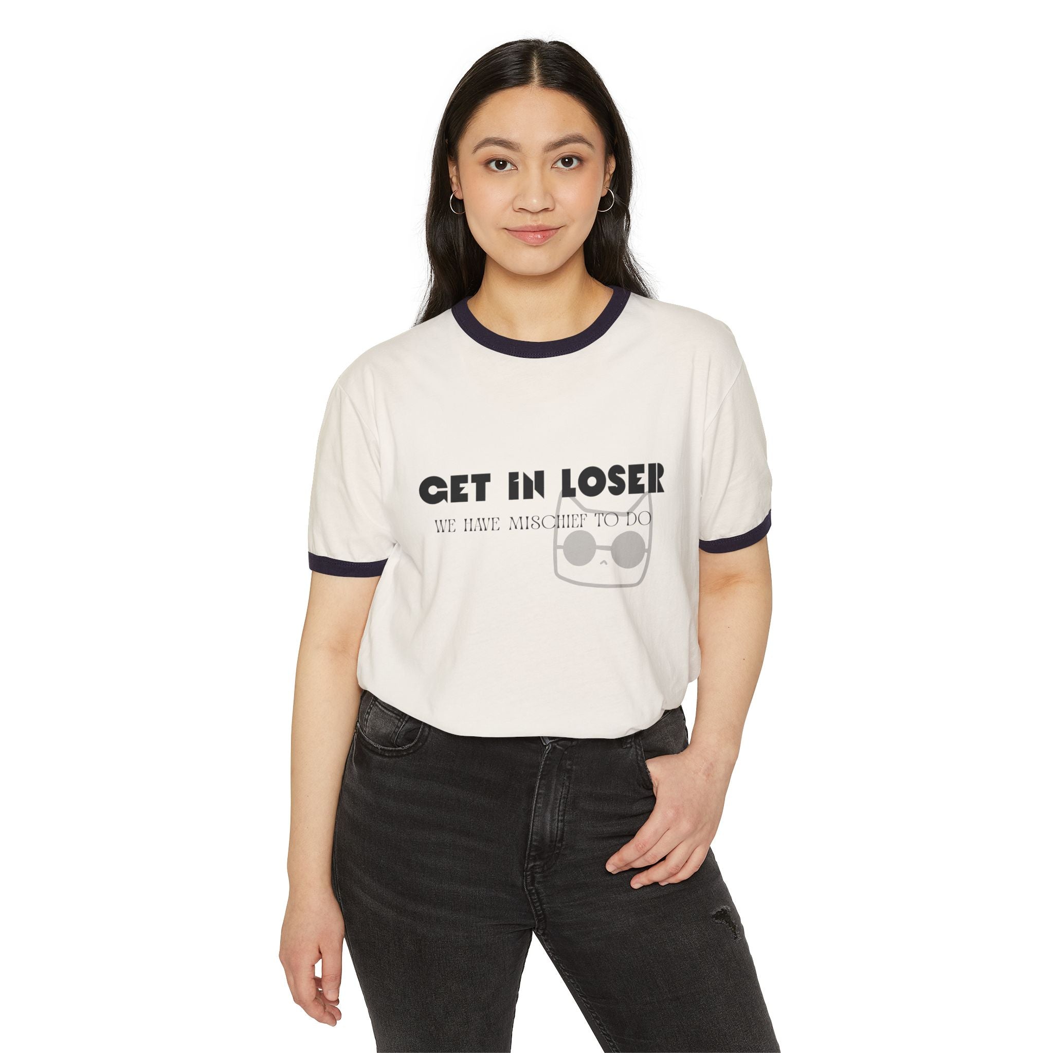 Get in Loser Cassette Ringer Tee